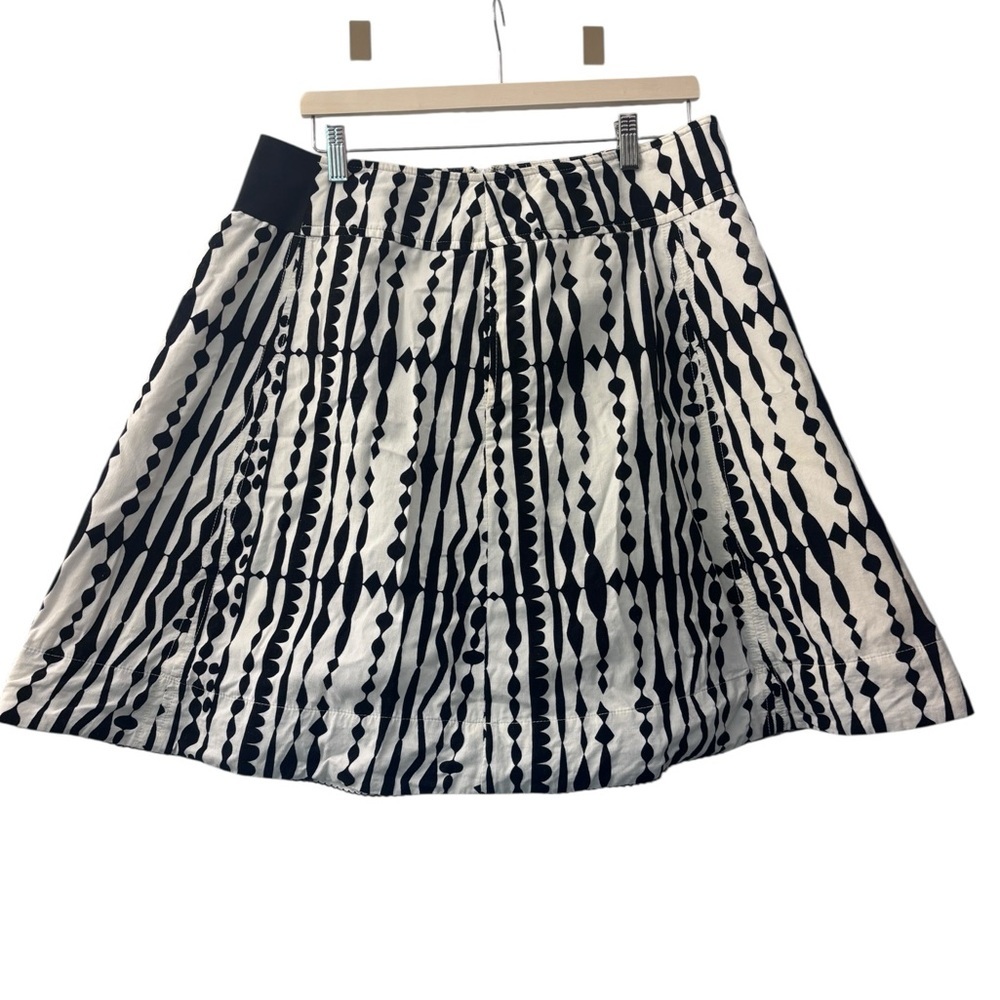 Anthropologie Postmark Corduroy A-Line Flare Skirt Women Size 12 Pockets Lined